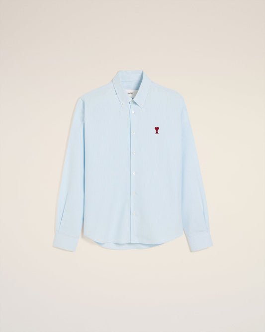 AMI PARIS SKY BLUE IMPORTED SHIRT A1