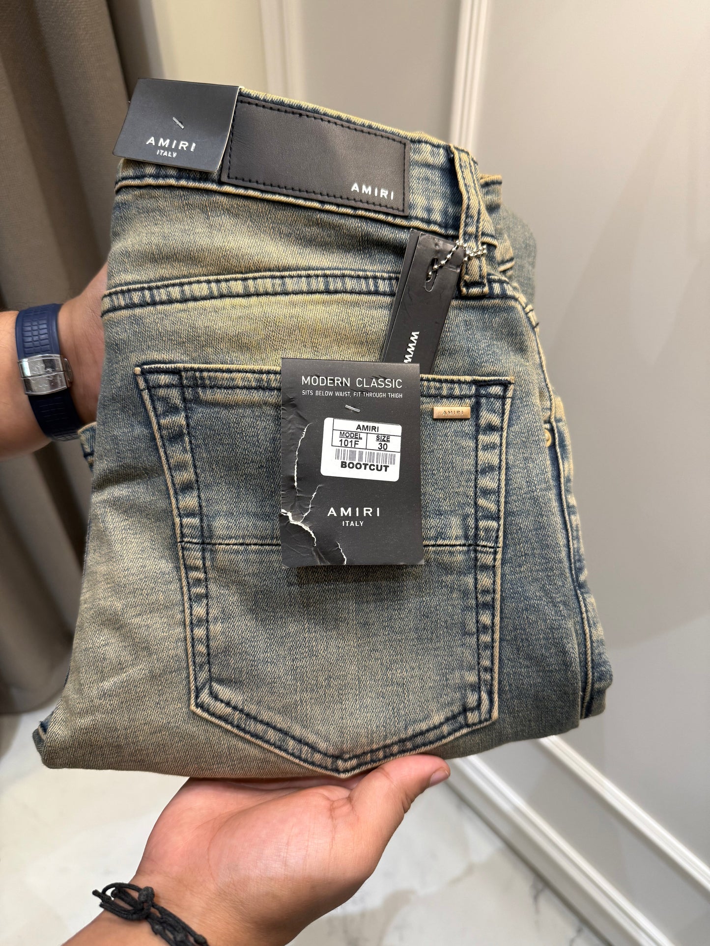 AMIRI GREENISH SHADE IMPORTED JEANS AM