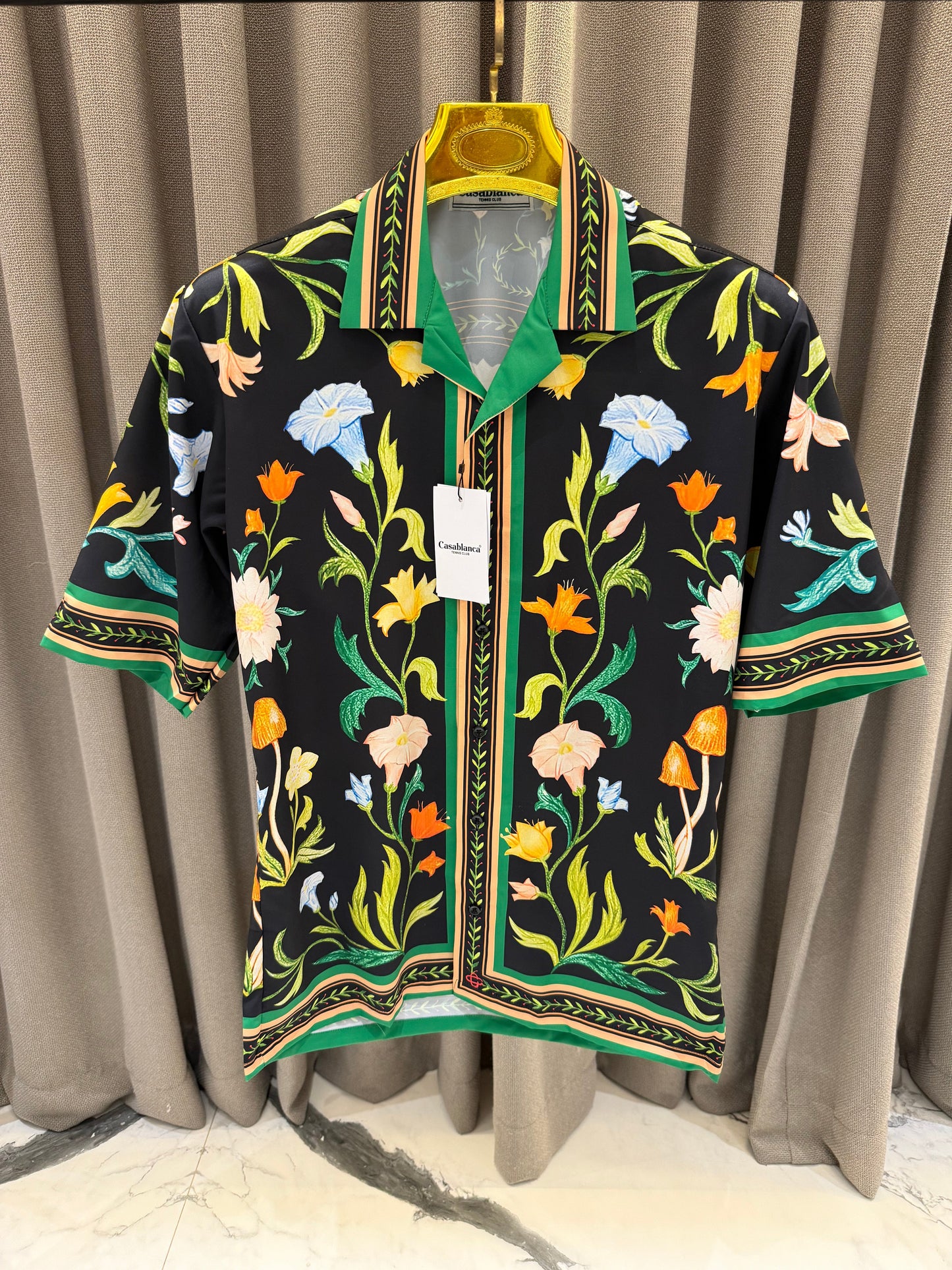 CASA BLANCA BLACK SHIRT