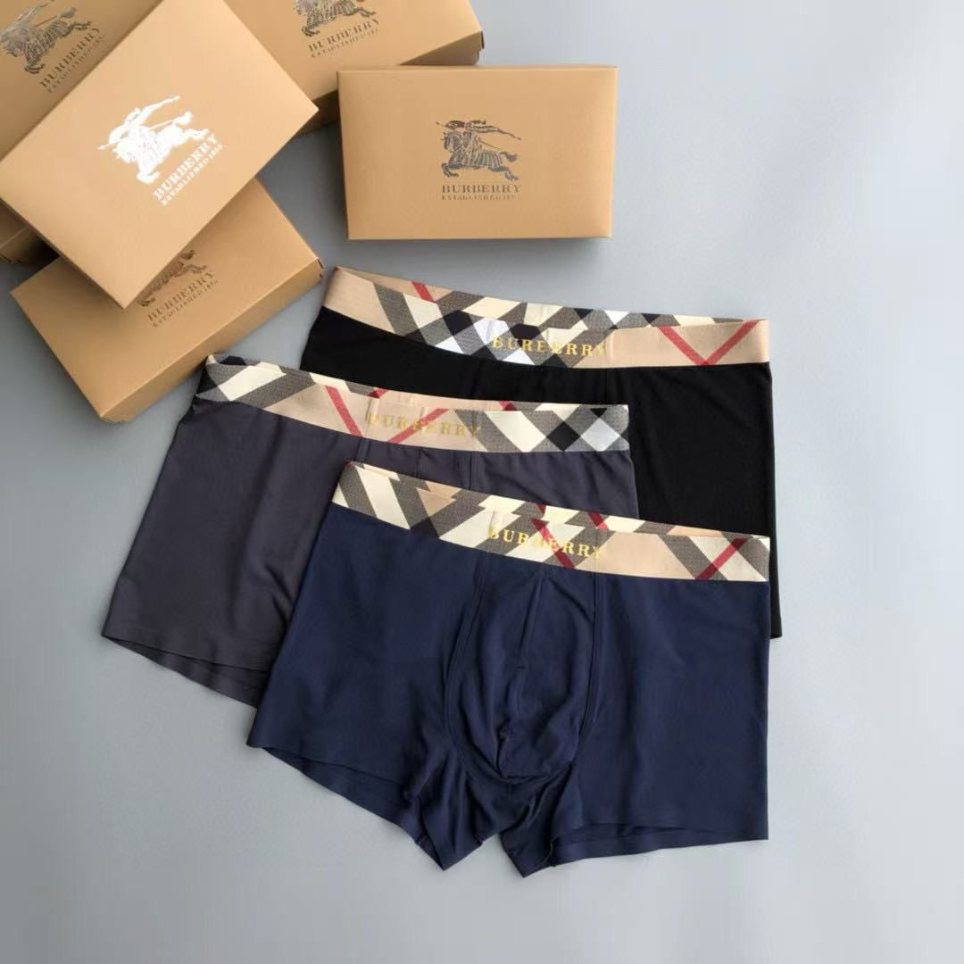 BURBERRY BOX PACK UNDERWEAR PACK OF 3 PCS BB