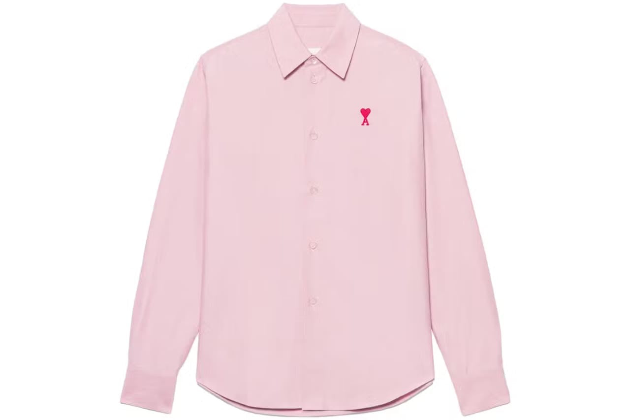 AMI PARIS IMPORTED PINK SHIRT A1