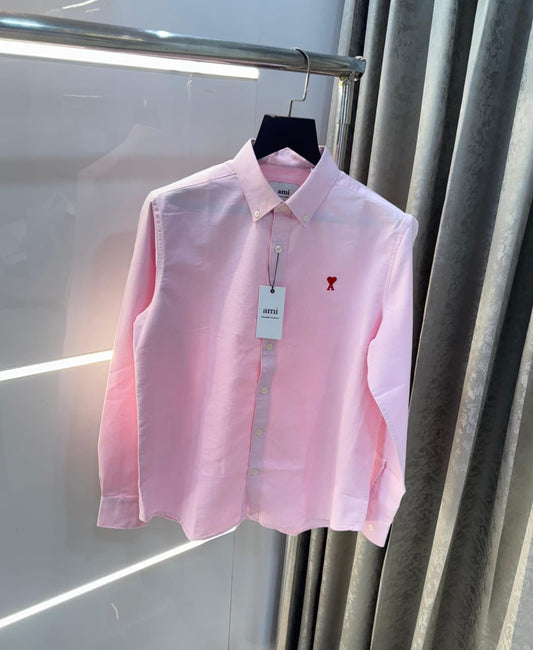 AMI PARIS IMPORTED PINK SHIRT A1