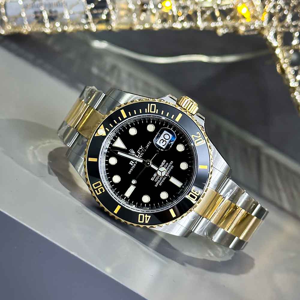 ROLEX SUBMARINER DATE JUST - BLACK GOLD