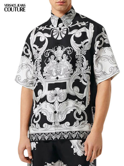 VERSACE BOROCCO IMPORTED HALF SHIRT