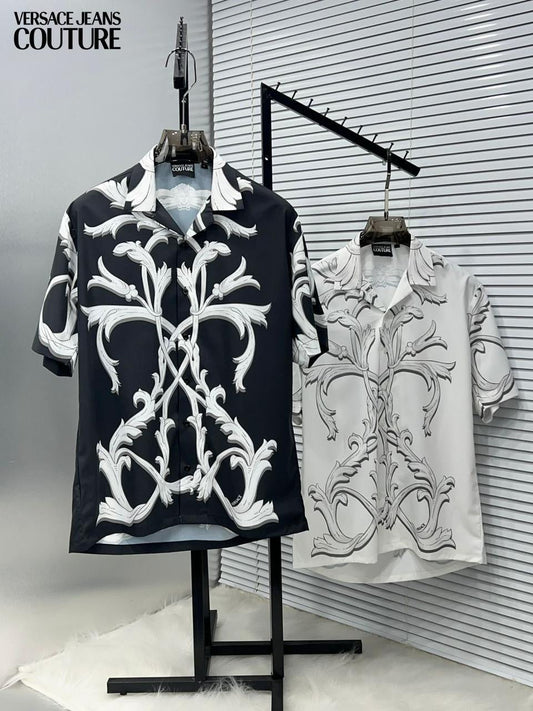 VERSACE BOROCCO HALF SLEEVES SHIRT