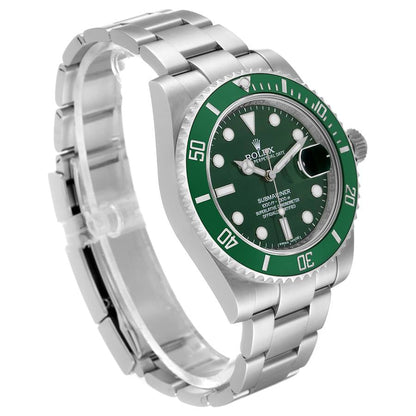 Rolex Submariner Hulk Green Dial Bezel Steel Mens Watch 116610LV