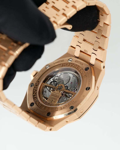 Audemars Piguet Royal Oak Perpetual Calendar/ 18k Rose Gold/ Blue