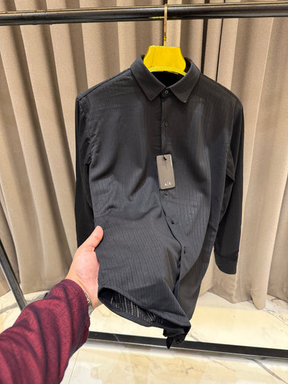 ARMANI EXCHANGE BLACK SHIRT
