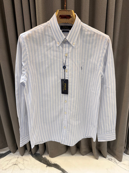 RALPH LAUREN SKY LINEN SHIRT