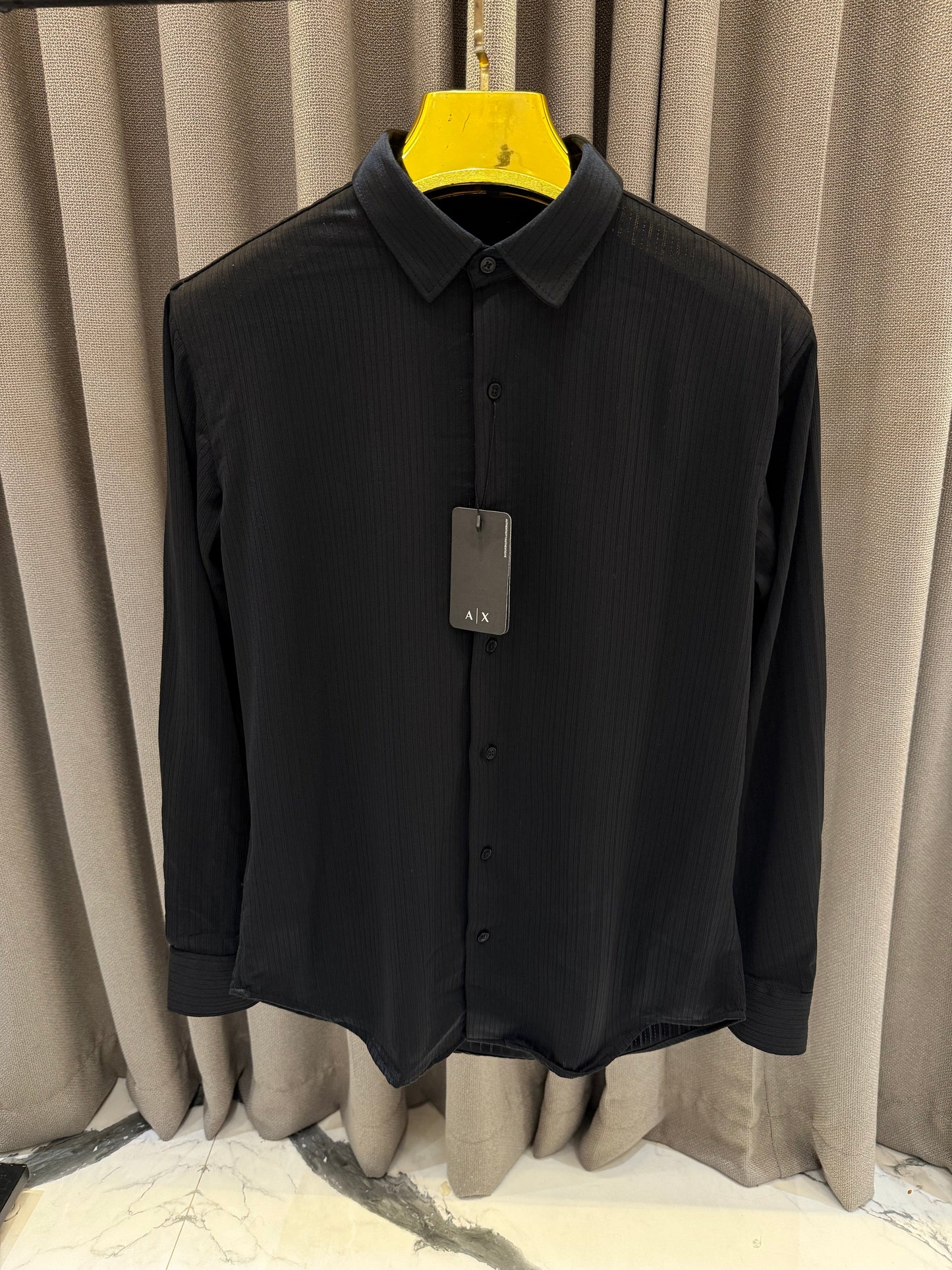 ARMANI EXCHANGE BLACK SHIRT