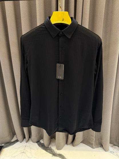 ARMANI EXCHANGE BLACK SHIRT