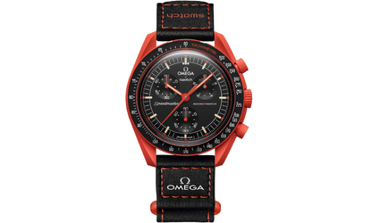 Omegaa x Swatchh MoonSwatch Mission on Earth Lava