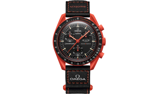 Omegaa x Swatchh MoonSwatch Mission on Earth Lava