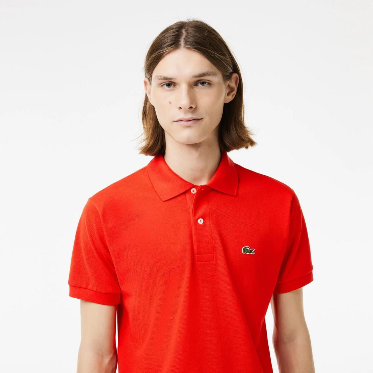 LACOSTE RED POLO TSHIRT