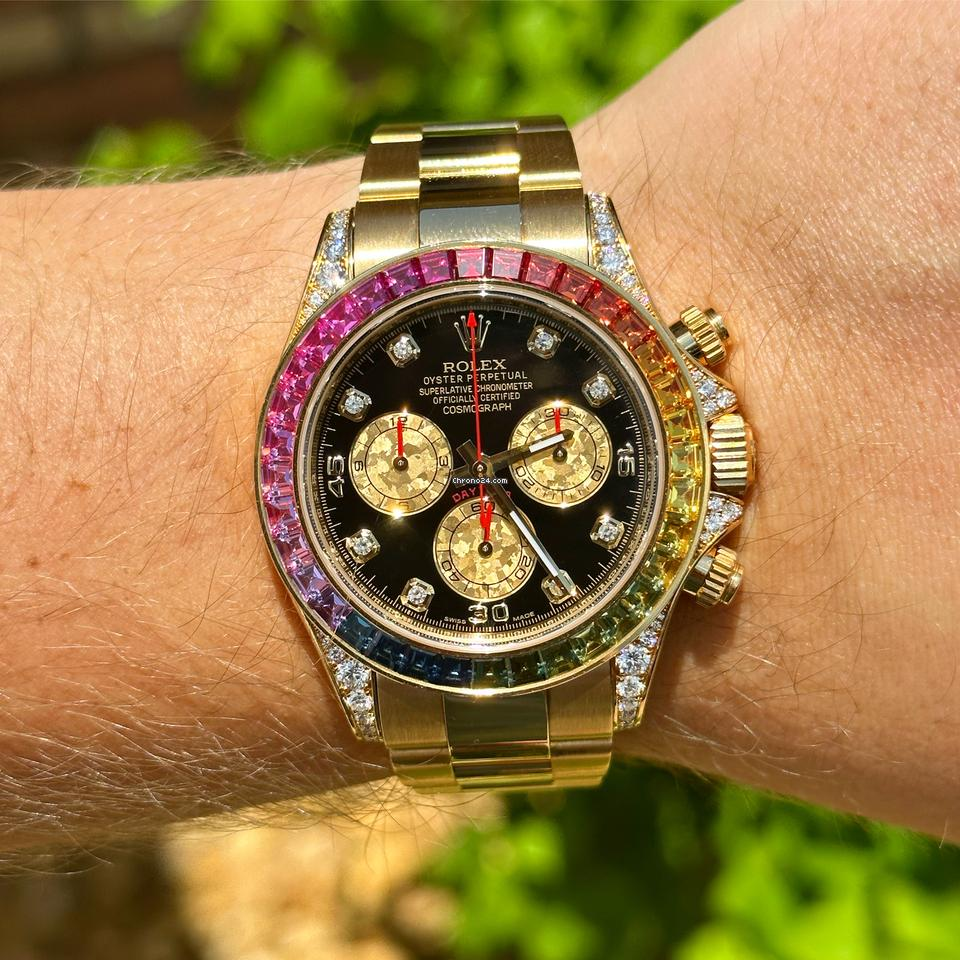 ROLEX DAYTONA RAINBOW - GOLD