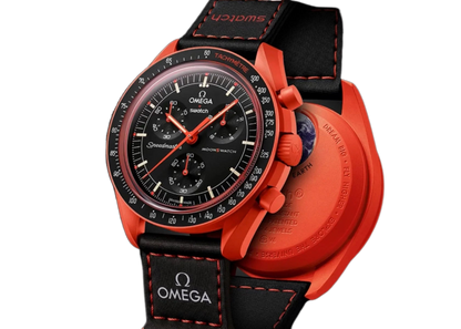 Omegaa x Swatchh MoonSwatch Mission on Earth Lava