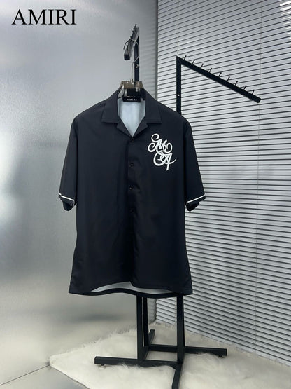 AMİRİ IMPORTED HALF BLACK SHIRT