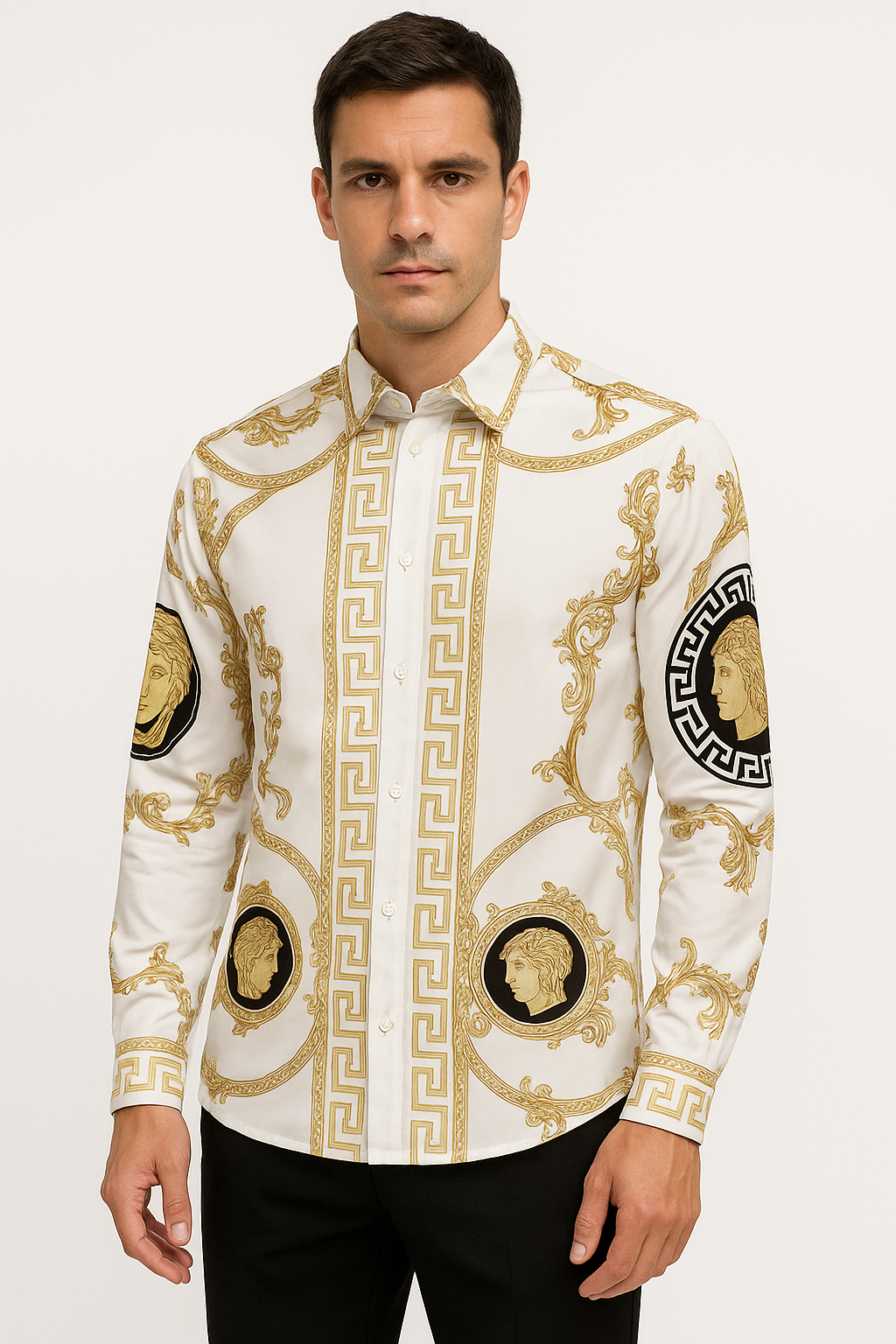 VERSACE DESIGNER BOROCCO  IMPORTED SHIRT