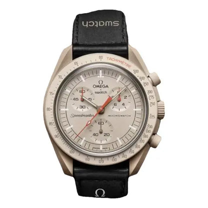 Omega X Swatch
Ceramic watch
Never worn, with tag
Beige, Ceramic