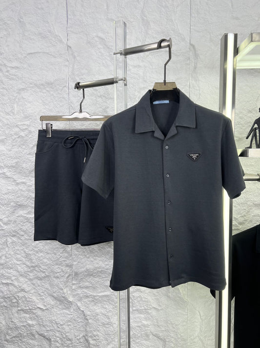 PRADA CHARCOAL GREY CORD SET P1