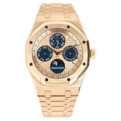 Audemars Piguet Royal Oak Perpetual Calendar/ 18k Rose Gold/ Blue