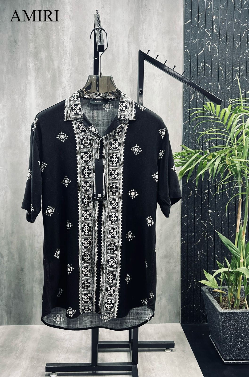 AMIRI IMPORTED LINEN HALF SHIRT