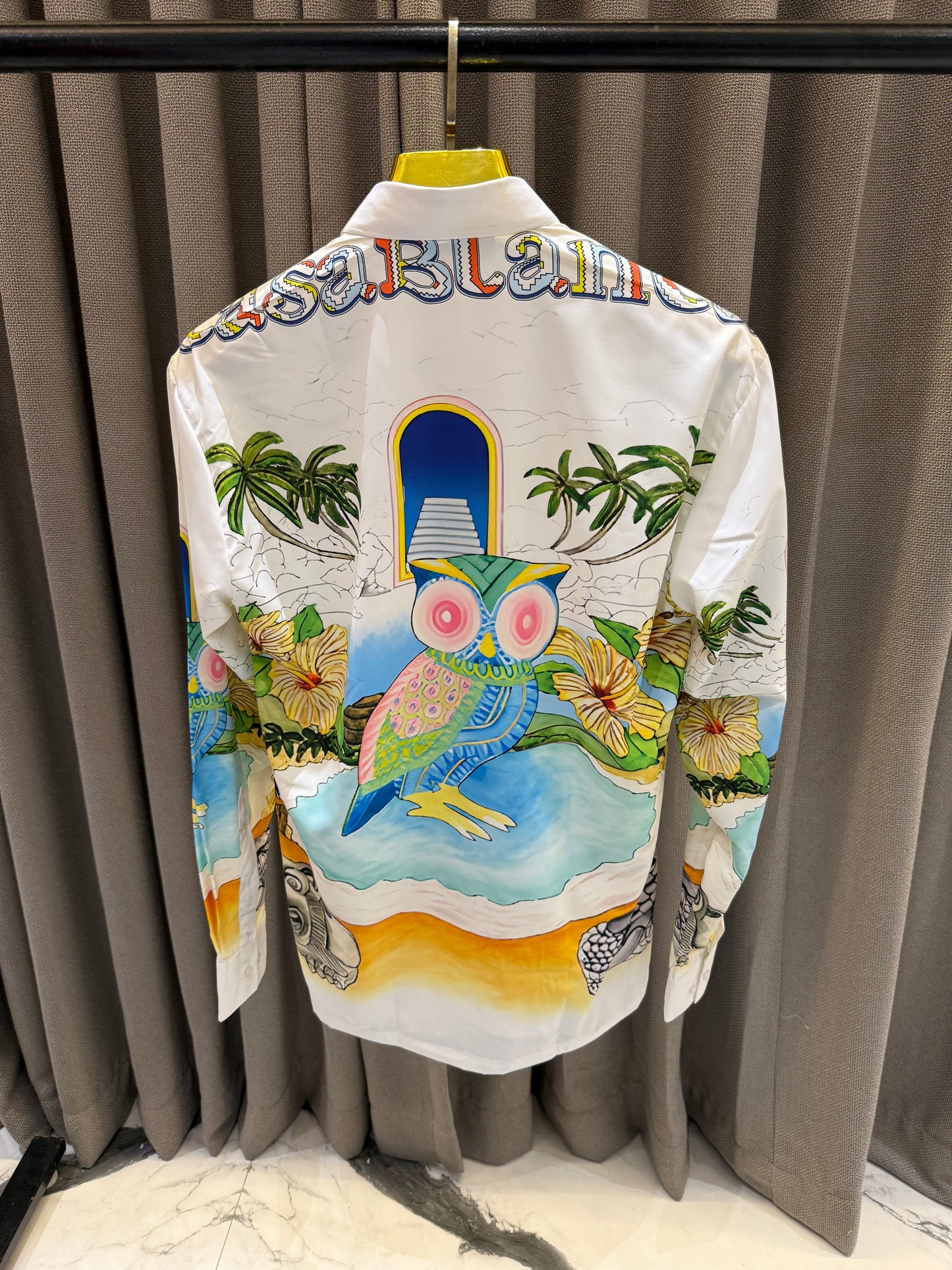 CASA BLANCA IMPORTED CREAM SHIRT