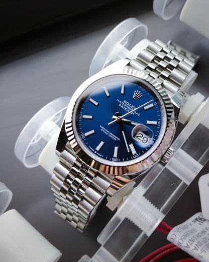 ROLEX DATE JUST - SILVER BLUE