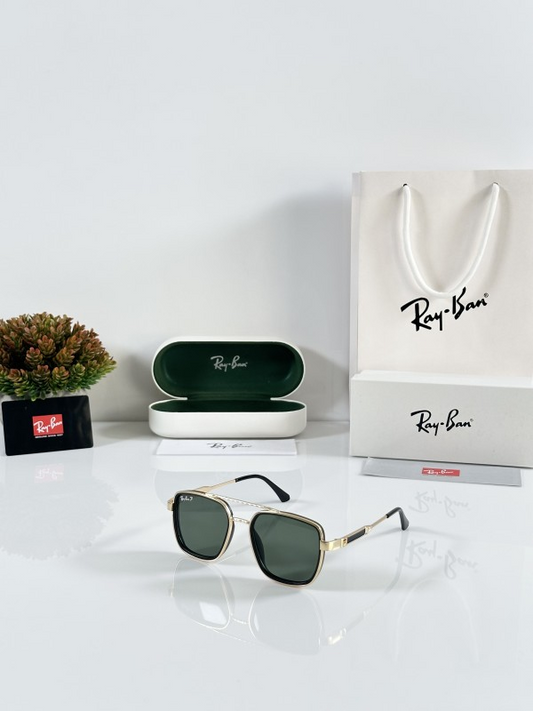 Rayban 3602 Gold Green Sunglasses