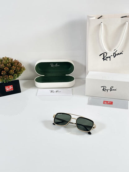 Rayban 3602 Gold Green Sunglasses
