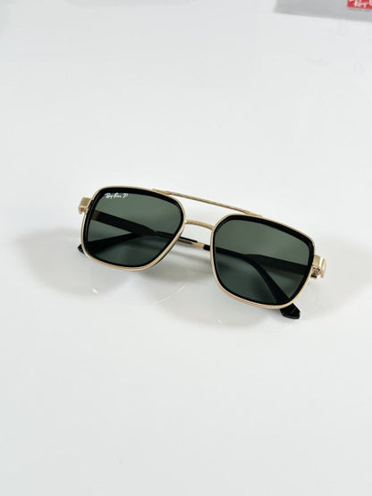 Rayban 3602 Gold Green Sunglasses