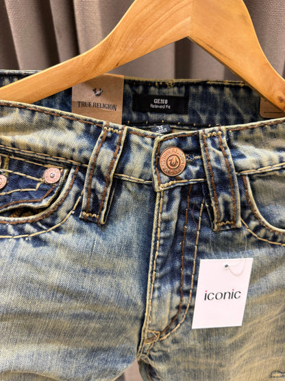 TRUE RELIGION IMPORTED LIGHT SHADE DENIM JEANS TR