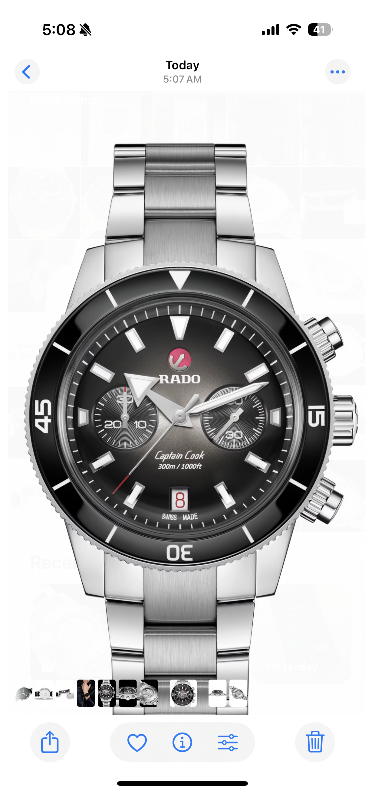 RADO Captain Cook Automatic Chronograph