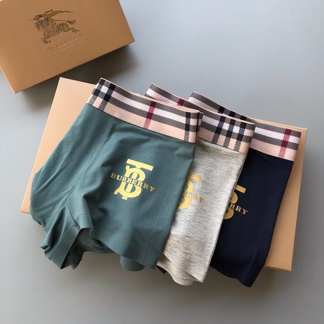 BURBERRY BOX PACK UNDERWEAR PACK OF 3 PCS BB