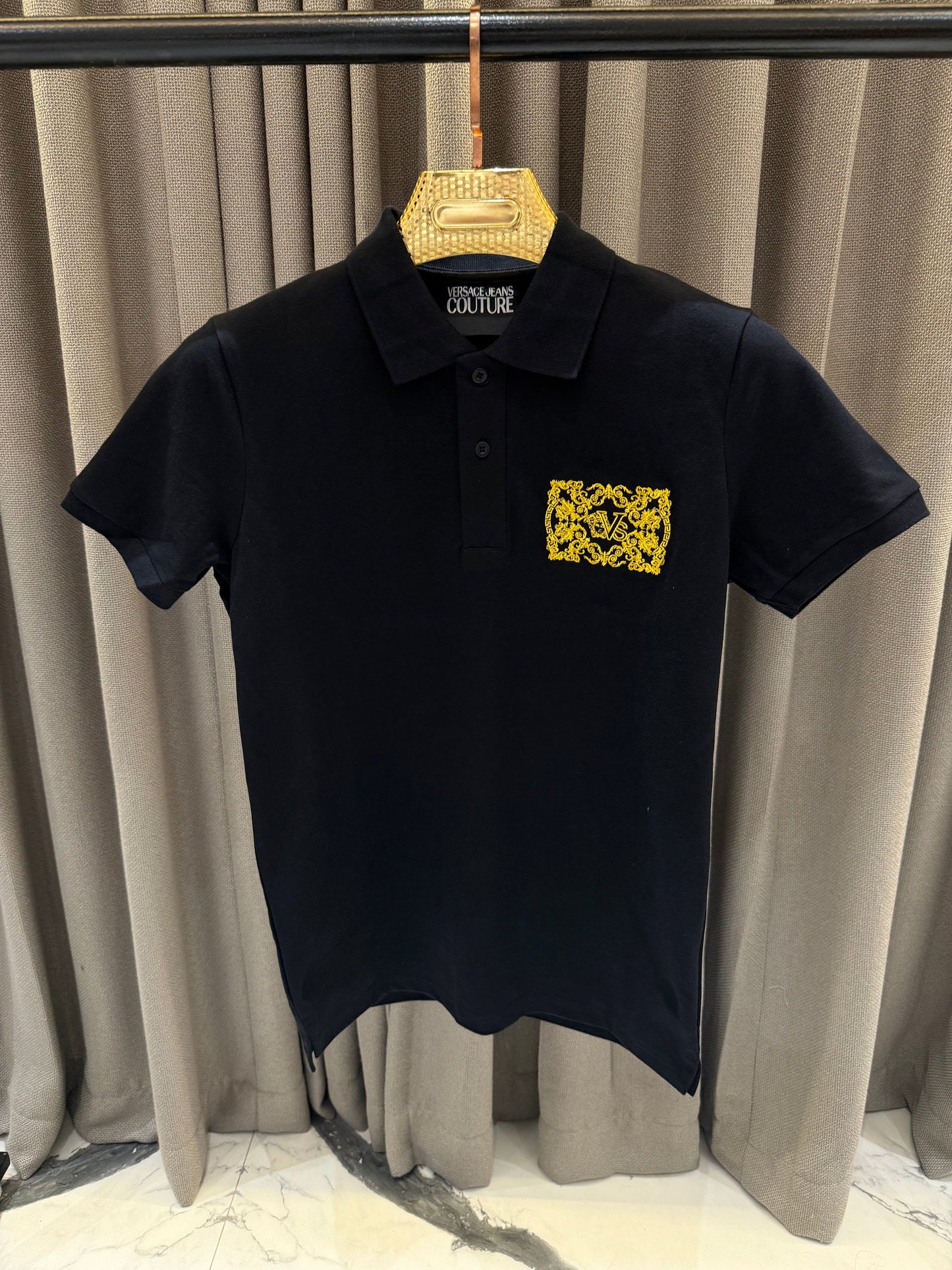 Versace Black Polo tshirt V5