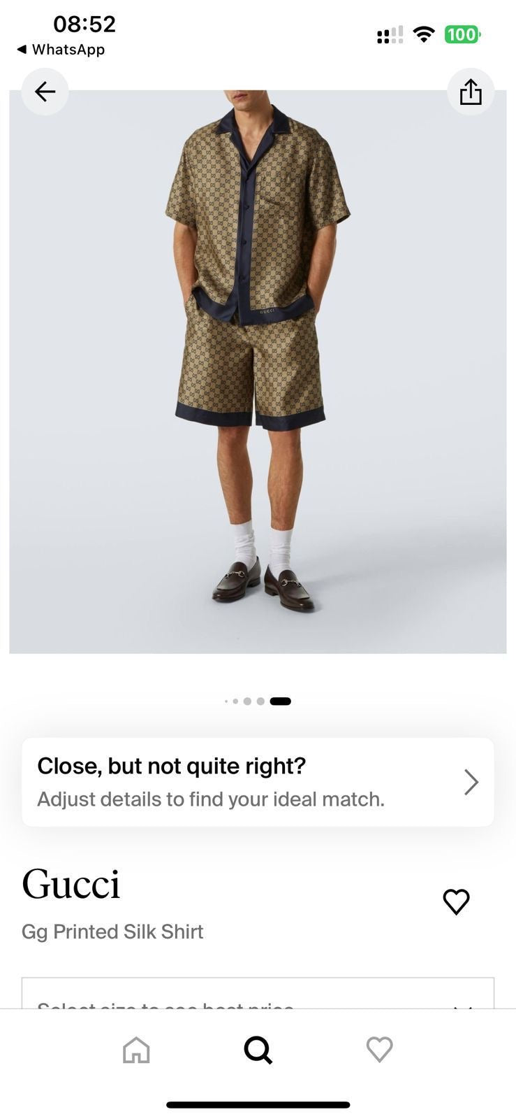 GUCCI BROWN CORD SET STORE ARTICLE G1