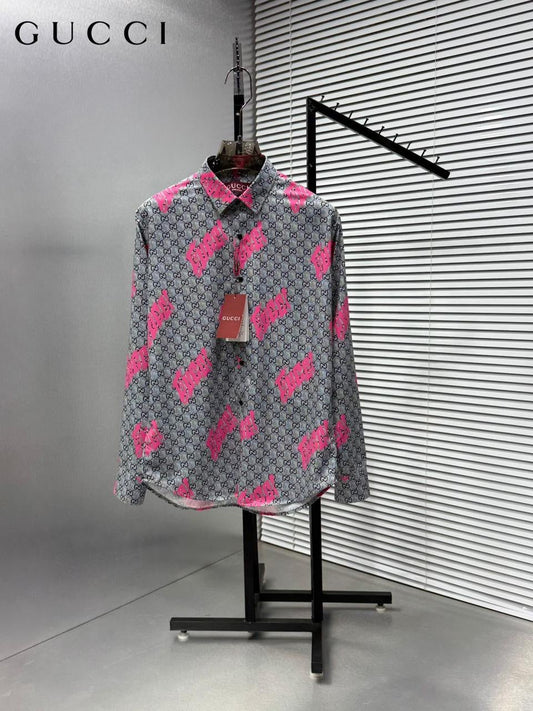 GUCCI IMPORTED MONOGRAM SHIRT Gc