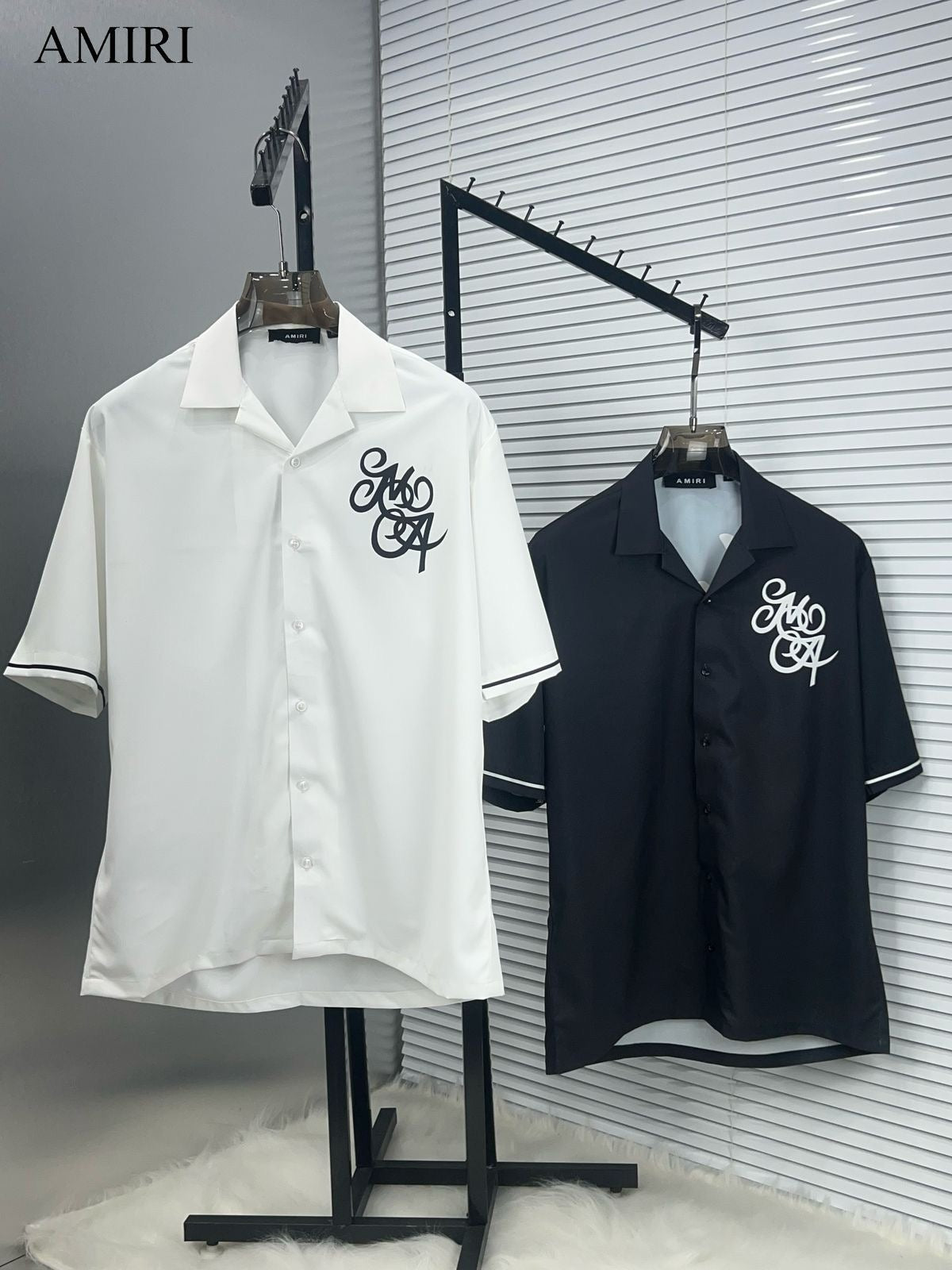 AMIRI IMPORTED WHITE HAL MF SHIRT