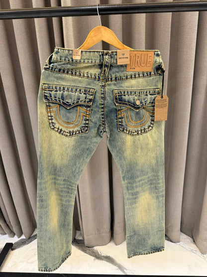 TRUE RELIGION IMPORTED LIGHT SHADE DENIM JEANS TR