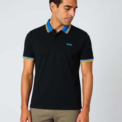 HUGO BOSS BLACK PREMIUM POLO B1