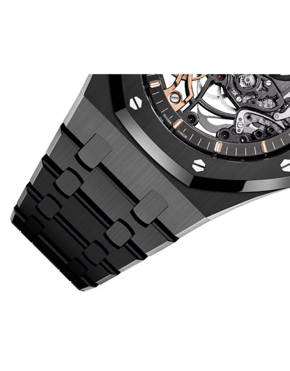 AP – ROYAL OAK DOUBLE BALANCE WHEEL BLACK