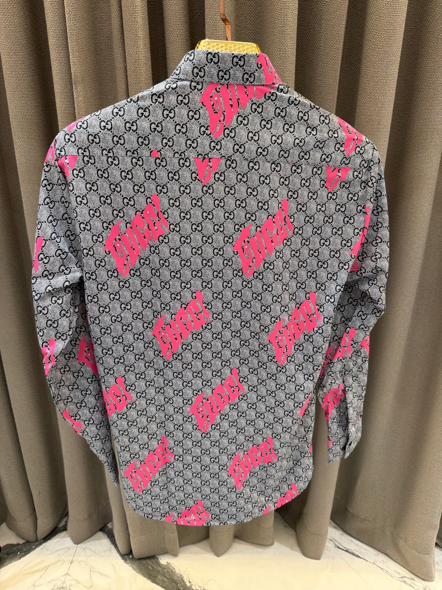 GUCCI IMPORTED MONOGRAM SHIRT Gc