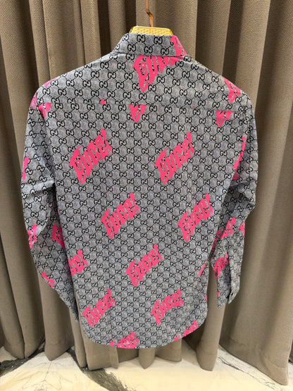 GUCCI IMPORTED MONOGRAM SHIRT Gc