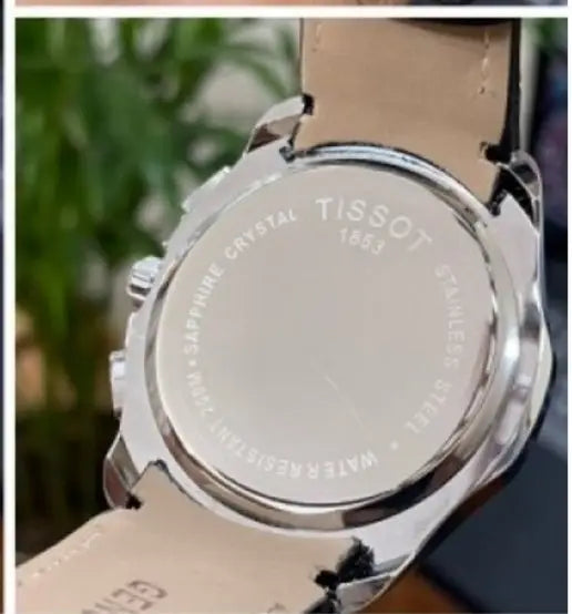 Tissot 1853 Black Silver Leather