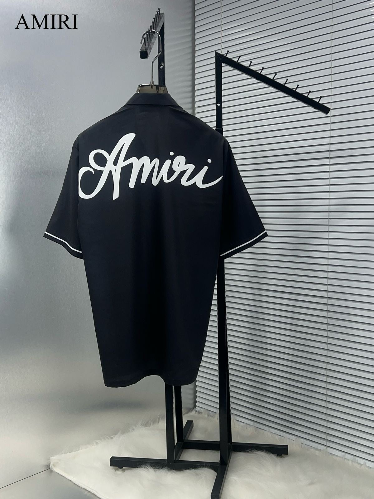 AMİRİ IMPORTED HALF BLACK SHIRT