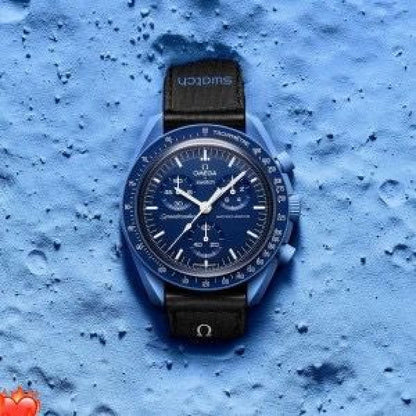 Swatch x Omega Bioceramic Moonswatch Mission to Neptune SO33N100