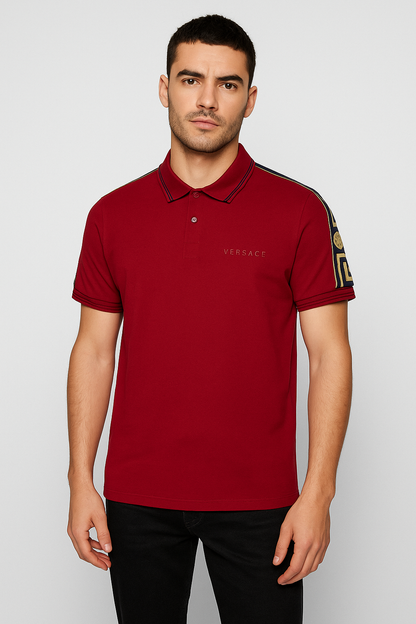 Versace Maroon polo Tshirt V5
