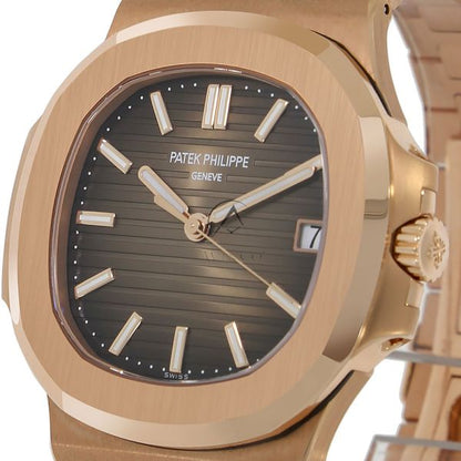 Patek Philippe Nautilus
5711/1R, 18K Rose Gold, Brown Index Dial 40 mm