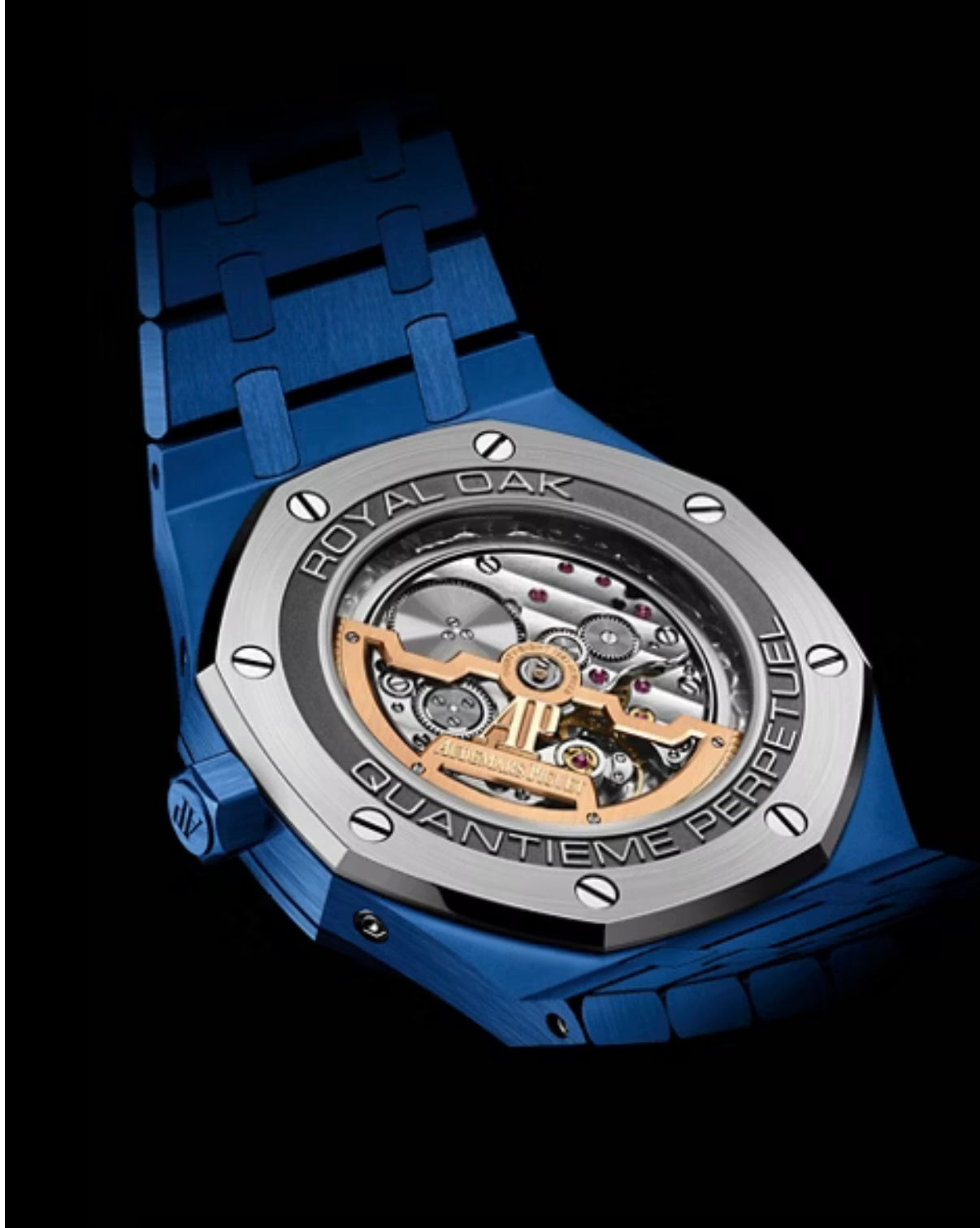 AP – ROYAL OAK PERPETUAL CALENDER Ceramic Blue Automatic (Premium Quality)
