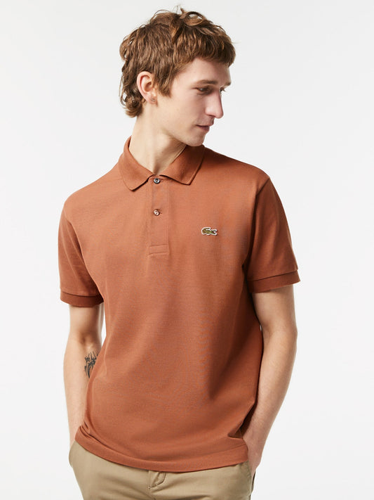 LACOSTE BROWN POLO TSHIRT